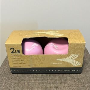 Diadora Pink 2LB Weighted Balls